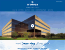 Tablet Screenshot of bergmanrealty.com